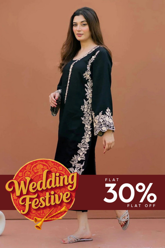 2PC LAWN EMBROIDERED SHIRT AND TROUSER