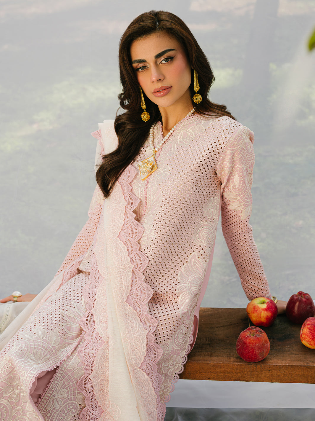 03-Piece Dyed Lawn Pret Suit