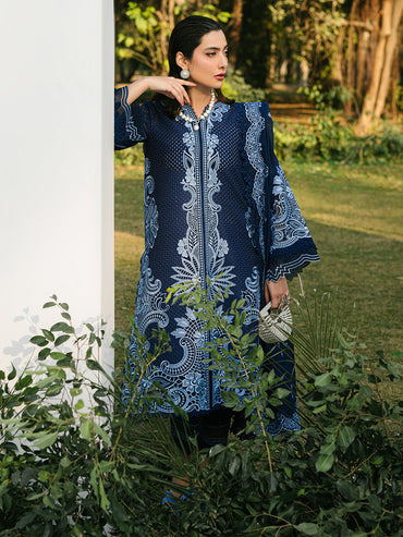 03-Piece Embroidered Lawn Pret Suit
