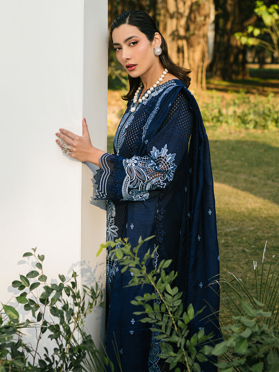 03-Piece Embroidered Lawn Pret Suit
