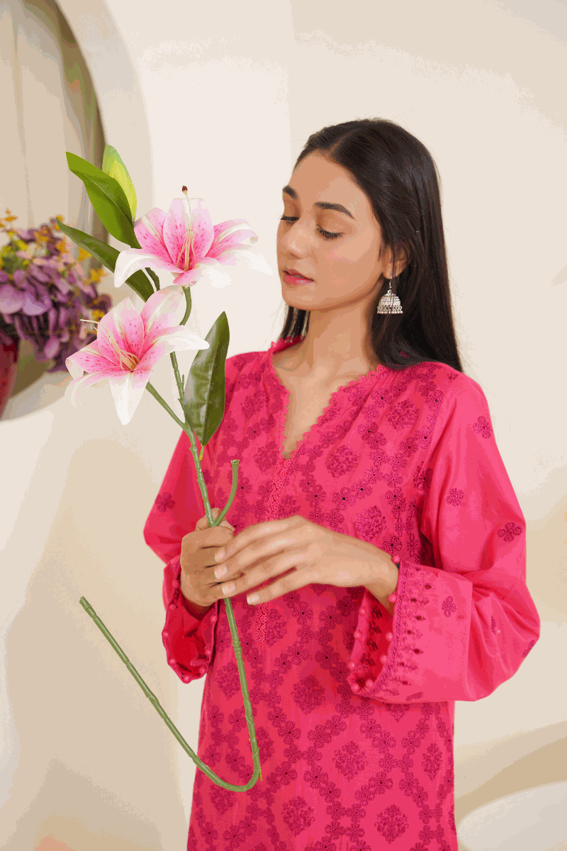 Lawn Embroidered 03-Piece  Suit  Ready To Wear