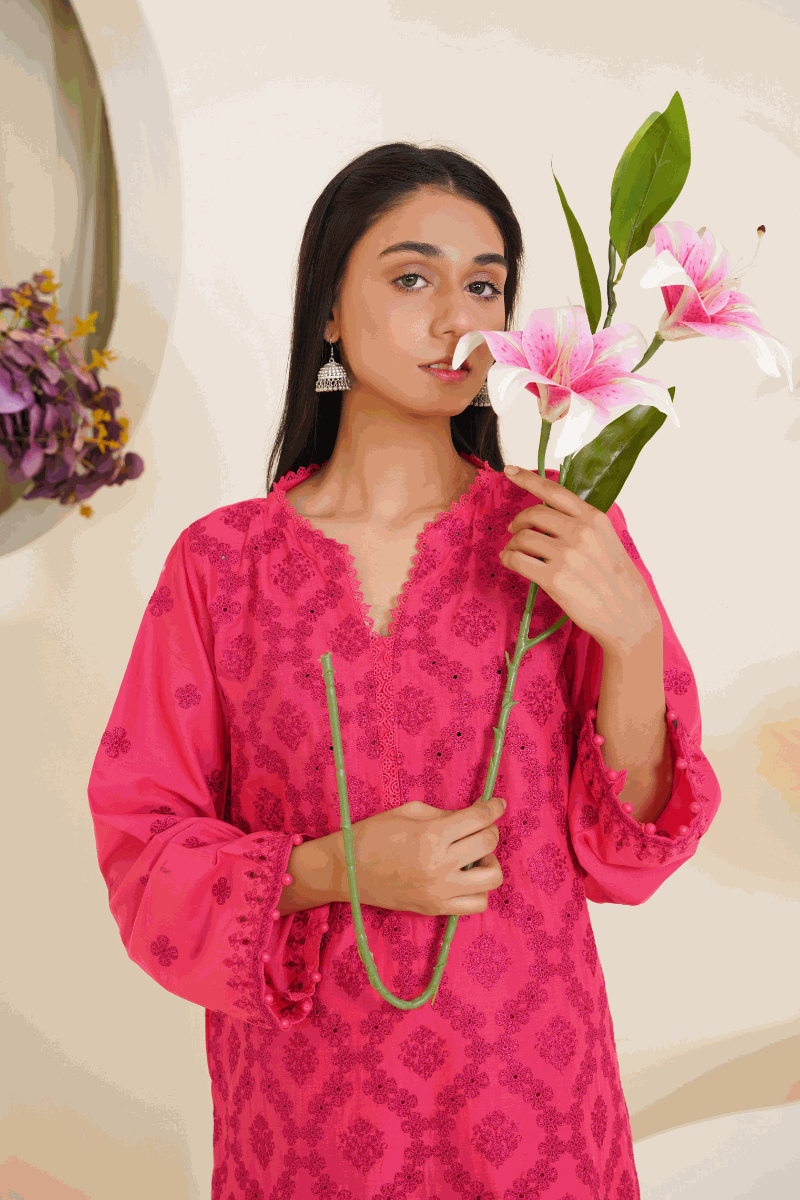 Lawn Embroidered 03-Piece  Suit  Ready To Wear