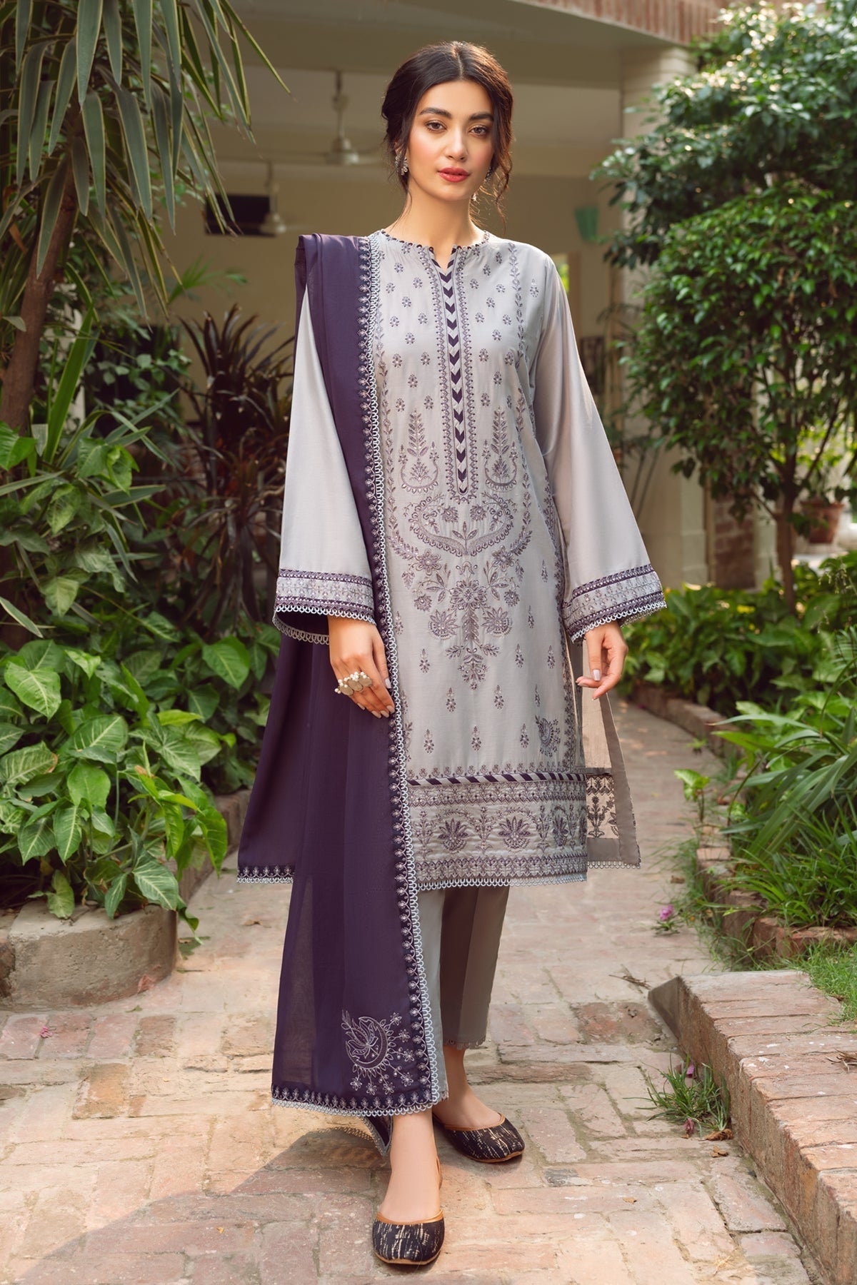 3-Piece Embroidered Pakistani Lawn Suit