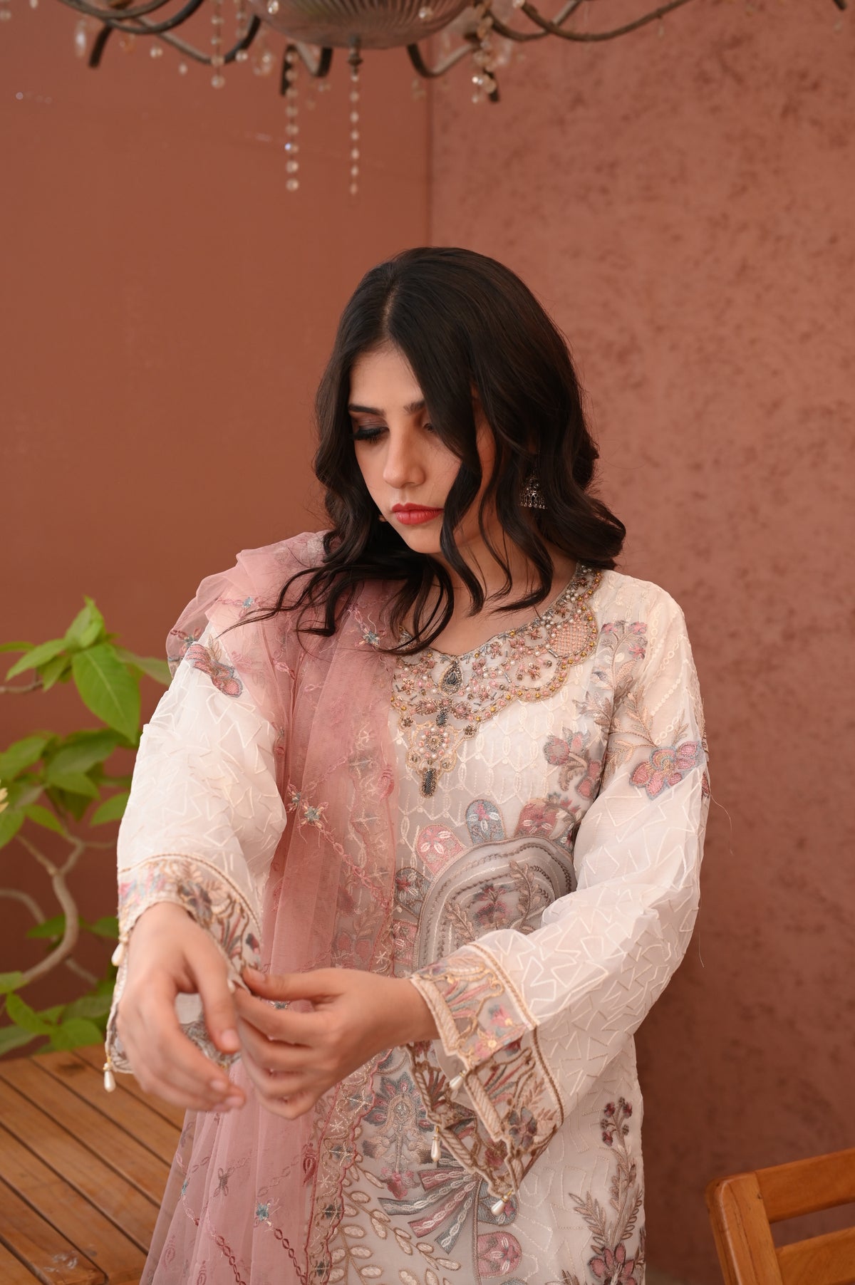 Blush Elegance – 3 Piece Embroidered Luxury Lawn Suit